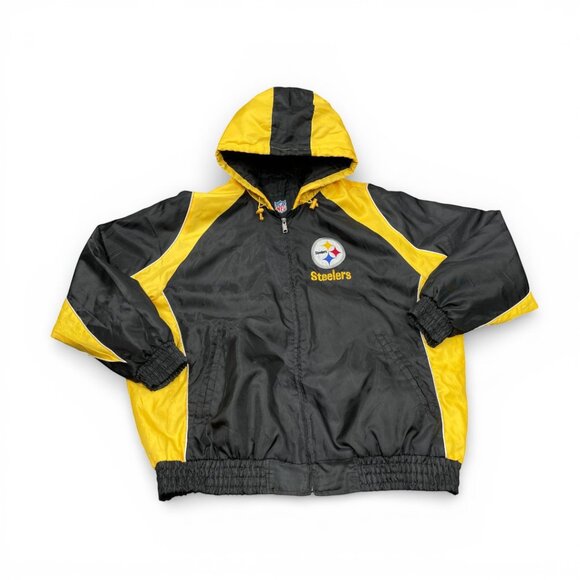 Pittsburgh Steelers G-III NFL Football Embroidered Hooded Jacket Men's 2XL XXL - Picture 3 of 9